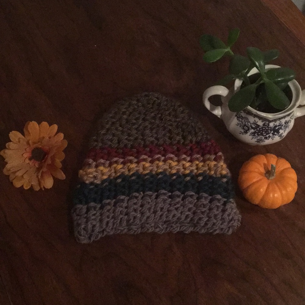 SOLD “Arcade” Inspired Handmade Beanie!